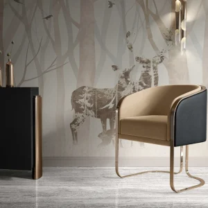 Custom Printed Modern Wallpaper with UV Printing on Fiberglass Substrate for Home Decoration OEM ODM Service Your Design