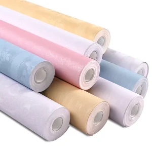 Custom Printing Decoration Self Adhesive Floral Adhesive Wallpaper Self Adhesive 3D Embossed Wallpaper Rolls for Cabinets Home