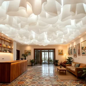 Custom Private Logo Luxury Pure White Embossed French Textured Paper Temporary Beige Wall and Ceiling Paper