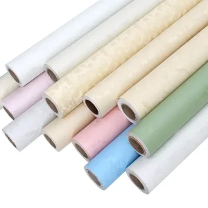 Custom Solid Color Self Adhesive Wallpaper Waterproof Thick Wall Sticker For Bedroom Wardrobe Furniture Renovation