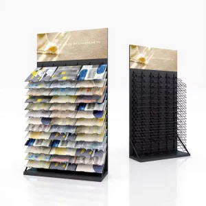 Custom Stone Display Eco Friendly for Anti Rust Hanging Metal Frame Fabric Triple Rug Blanket Tapestry Wallpaper Rack
