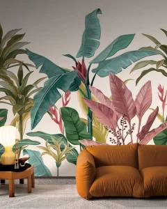 Custom Ultra High Quality 3D Relief Tree Wall Mural Hand Painted Nature Scene Wallpaper for Luxury Interior