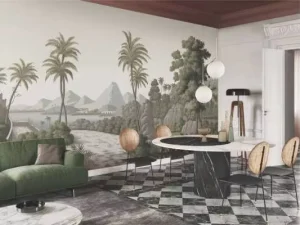 Custom Wall Paper 3D Living Room Bedroom Hotel Wall Decor Printing Natural Art Deco Mural Wallpaper