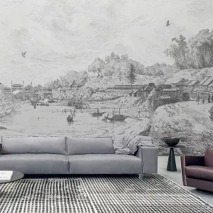 Custom Wall Paper Home Natural Textured Interior Bedroom 3D Wallpaper for Walls Murals