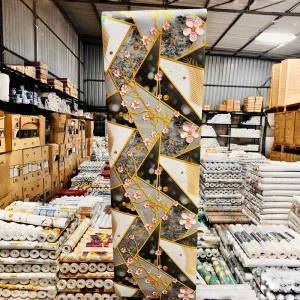 Custom Wallpaper Vinyl Popular Luxury Wall Paper for Church PVC Wallpaper Manufacturers in China
