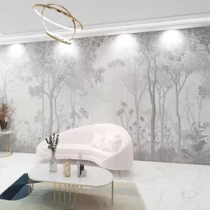 Custom Waterproof Mural Wallpaper Home Wall Decoration Rainforest Big Tree Background Wall Cloth for Bedroom Hospital Use
