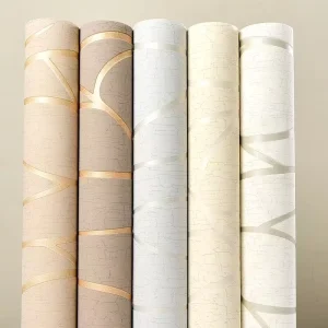 Custom Waterproof Wallpaper Modern 3D Non Woven Wallpaper for Living Room TV Background Wall Paper