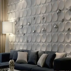Customizable 3D PVC Wall Panels with Various Patterns for Indoor Waterproof Decoration