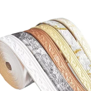 Customizable 3D Self Adhesive Waterproof Ceiling & Floor Skirting Line Board Wall Stickers for Living Room Home Decoration