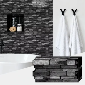 Customizable Peel and Stick Backsplash Tile DIY Waterproof Wall Decor for Kitchen and Bathroom
