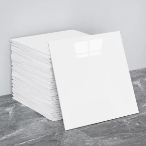 Customized 30x30cm Modern Design Marble Tile Sticker Waterproof Heat Resistant Peel and Stick Wall Panel
