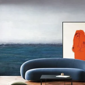 Customized 3D Sea Waterfalls Wall Paper Beaches Mural Wallpaper for Living Room Home Hotel Hall Spa Decoration