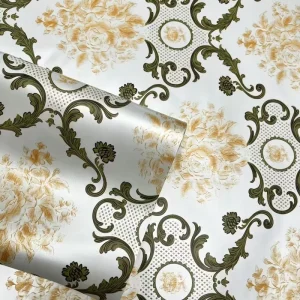 Customized 45cm Self Adhesive Wallpaper Easy to Clean Waterproof Vinyl Decorative Paper Roll