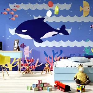 Customized Children’s Wallpaper Cute Animal Wallpaper Commercial for Children’s Room Bedroom Home Decor