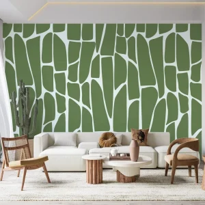 Customized Geometric Pattern Wallpaper Suitable for Sofa in the Living Room TV Wall and Wall Stickers