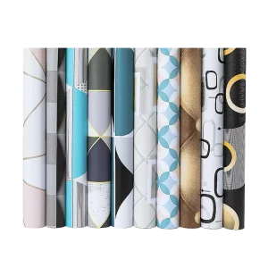 Customized Modern 3D Geometric Wallpaper for KTV Hair Salon Easy PVC Background Wall Autoadhesivo for Living Room Waterproof