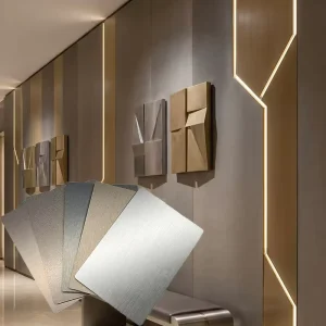 Customized Modern Bamboo Charcoal Wood Veneer Wall Panels For Wall Background
