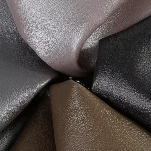 Customized Nappa Grain Metallic Synthetic Leather PU Embossed Pattern Stretch Bag Mat Wallpaper Sofa Garment Football Coating