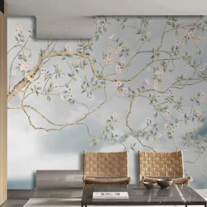 Customized Natural Scenery Floral 3D Mural Wallpaper Wall Paper Wallcoverings for Restaurant Hotel Home Wall Decoration