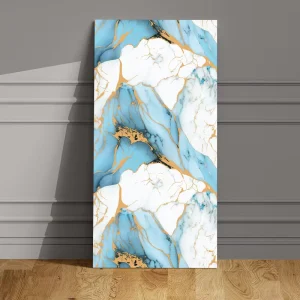 Customized PVC Self-Adhesive Waterproof Marble Tile Wall Sticker Peel and Stick Kitchen Bathroom Decor