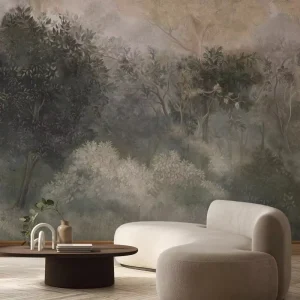 Customized Retro Oil Painting Gradient Background Cloth for Sofa Living Room TV Background Wallpaper Mural