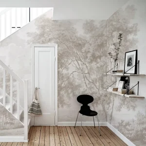 Customized Tree Wallpaper for the Hotel Living Room Sofa Wall and Mural on the Mountain Wall
