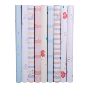 Customized Wallpaper PVC Waterproof Moisture resistant Wallpaper for Bedroom Dorm Rooms Kids’ Rooms