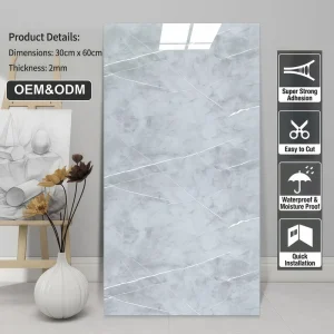 DIY Peel Stick Waterproof PVC Wall Panels Stripes Plaid Pattern Modern Bathroom Bedroom Living Room Hotel Home Decor Easy