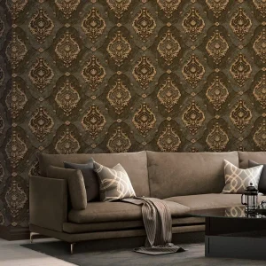 Damask Design 1.06 m PVC Arab Style Wallpaper