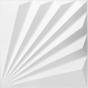 Decorative 3D Wall Panels in Diamond Design Matt White Wallpaper Mural Mold 3D Wall Sticker Bathroom Kitchen