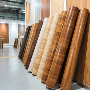 Decorative Film With Glue for Furniture Wood Wallpaper Rolls Pvc Kitchen Heat Resistant Adhesive Vinyl Roll