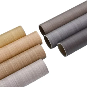 Decorative PVC Film Roll Vacuum Door Membrane Stock Vinyl Cabinet PVC Decorative Film