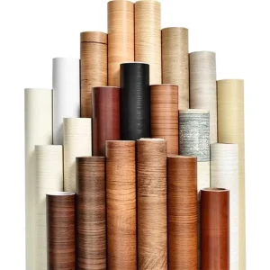 Decorative PVC Roll Wood Grain Laminate Sheet