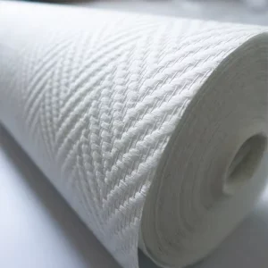 Decorative Paintable Textile Fiberglass Wallcovering For Hotel And Office