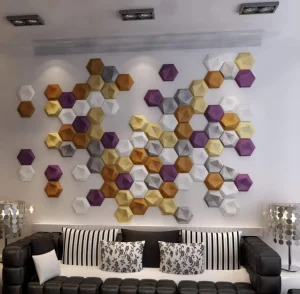 Decorative Wall Panel 3D Heat Resistant External 3D Living Room Wallpaper