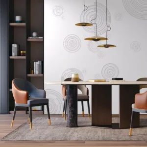 Deluxe Soundproof Velvet Wallpaper 3D Striped Home Wall Decoration PE Heat Insulation Sound Absorbing Moisture Proof 5D
