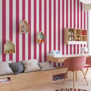 Designs Stripped Washable Modern PVC Wall Paper Rolls Home Decoration Wallpaper