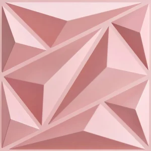 Diamond Shape 3D PVC Wall Panel 50*50cm Wall Panel Sticker for Wall Decoration