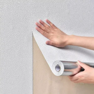 Diatom Mud Wallpaper Self Adhesive Waterproof Moisture Proof Sound Insulation Geometric Pattern Modern Dormitory Bedroom Living
