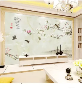 Digital Printing Wallpaper 3D Wall Murals Blank Fabric Wall Murals Material