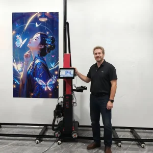 Direct to Wall UV Inkjet Printer Wall Printing Machine Full Automatic 3D Wall Printing Machine With One Print Head