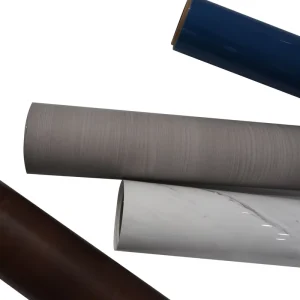 Diwo Grainy Wood PVC Lamin for Wall Panels Office Wallpaper Plywood Water Proof Durable Elevate Apartment Interior PVC Film