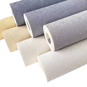 Durable 3D Vinyl Wallcovering Sheet Waterproof PVC Wallpaper for Bedroom Hotel Moisture-Proof Wall Cloth Fabric