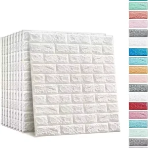 Durable Foam Wallpaper Geometric Designs for Kitchen Bedroom Gym Use Waterproof Modern Design 5+ Year Warranty