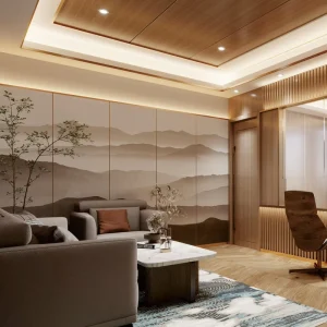 Easy-Installation Bamboo Charcoal Modern Waterproof Fireproof Wall Panel for Warehouse and Household Use