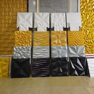 Easy to Install 3D Wall Panels for Living Rooms Offices and Retail Spaces Enhancing Interior Aesthetics with Minimal Effort