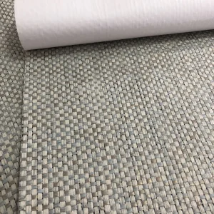 Eco Friendly Home Decoration Natural Grasscloth Woven Wallpaper for Room Decor