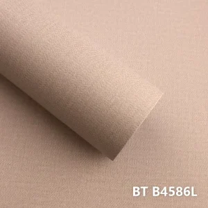 Eco Friendly Modern Kitchen & Hotel Use Removable Fabric Wallpaper Waterproof PVC Self Adhesive Stickers Customized