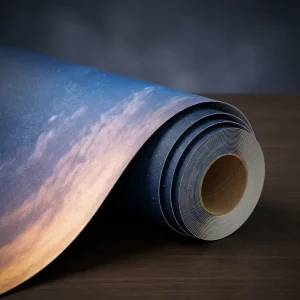Eco Friendly Modern Living Room Peel Stick Starry Sky Wall Mural Waterproof Self Adhesive Canvas Wallpaper A4 Size
