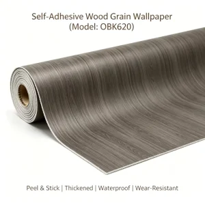 Eco Friendly Removable Waterproof Thick Self Adhesive Wall Covering for Home Decor PET+PE Foam Wallpaper Sticker